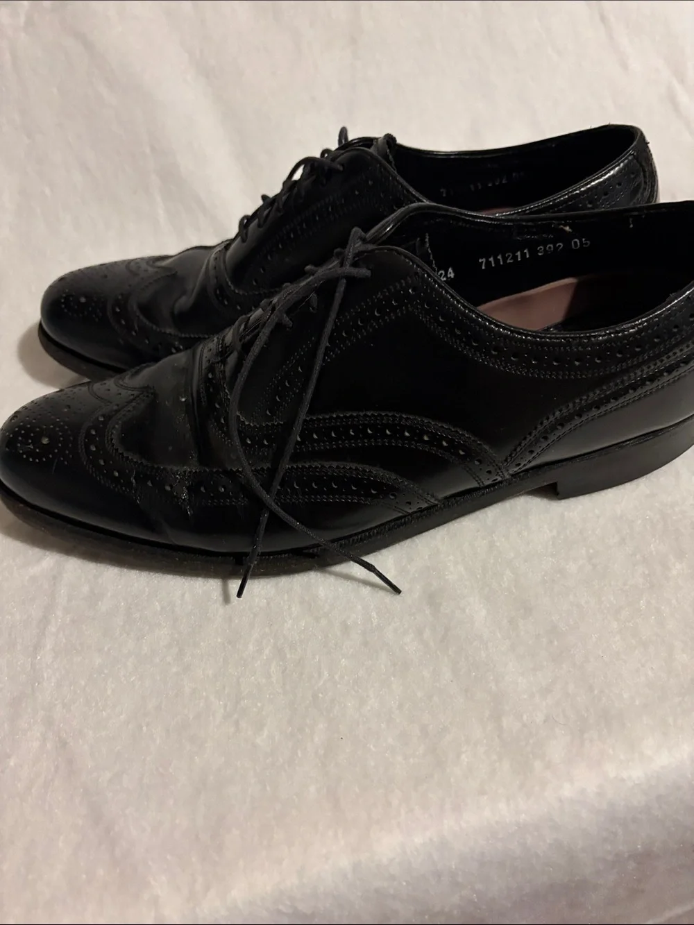 Florsheim Black Men's Wingtip Oxford Dress Shoes
